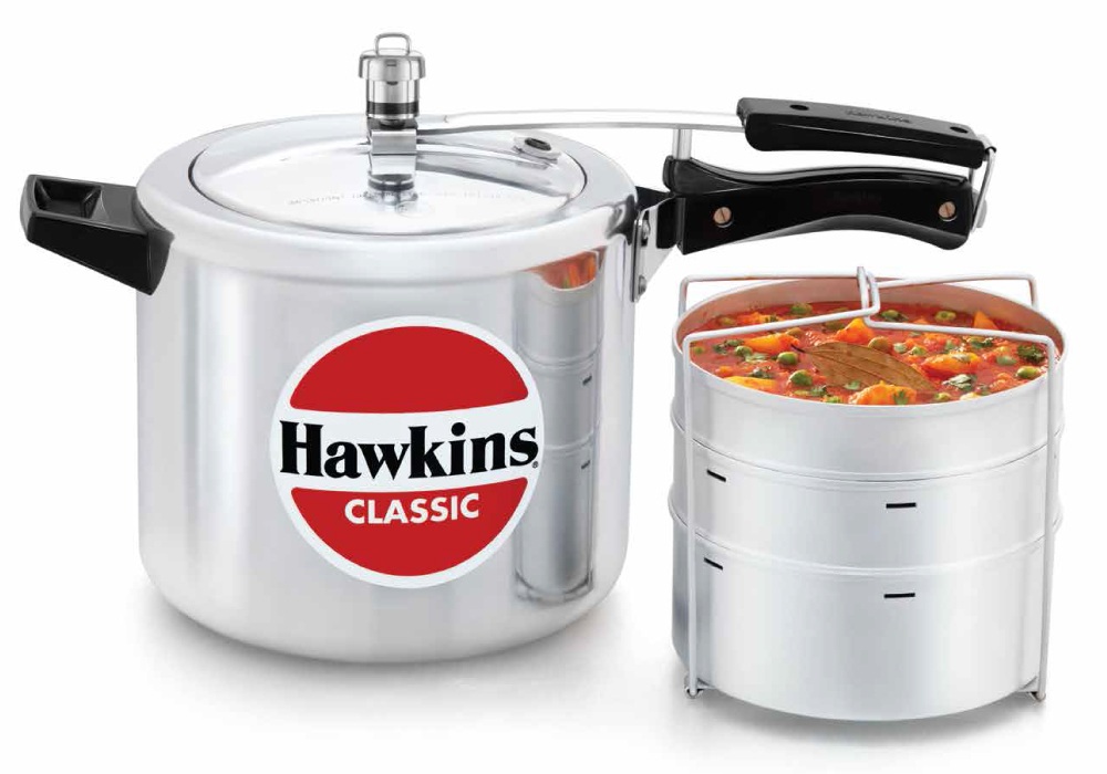 Home Garden Indian HAWKINS CLASSIC ALUMINIUM PRESSURE COOKER Sizes 